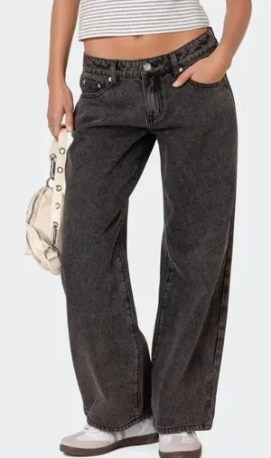 Edikted Black Jeans XS thumbnail 1