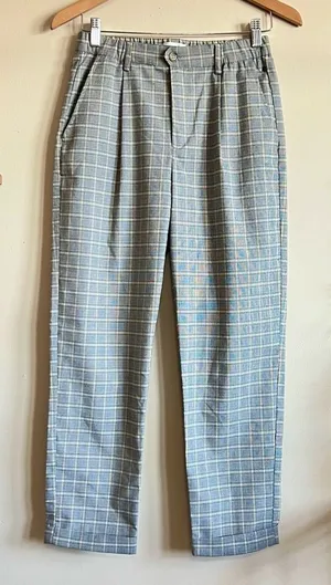 Vintage Inspired Plaid Brownie Womens Old Money Preppy Modern Indie Size S/M EUC thumbnail 1