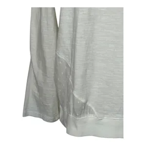 Sundance Shirt Women Large White Cotton Mixed Print Knit Long‎ Sleeve Tee Boho thumbnail 6