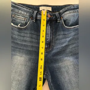 Risen Jeans Womens 9/29 Dark Wash Skinny High Rise Stretch‎ RDP5607 Denim 523 thumbnail 8