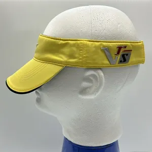 Nike‎ Golf VRS 20XI Swoosh Logo Embroidered Adjustable Athletic Visor Yellow Hat thumbnail 2