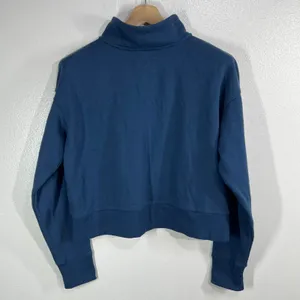 ZELLA Ultra Soft Fleece Half Zip Pullover Sweatshirt Womens XL Cropped Mock Neck thumbnail 4