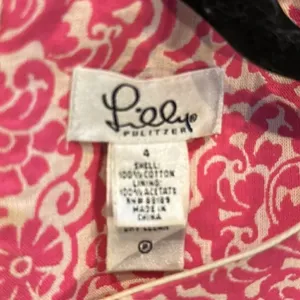 Lily Pulitzer Women’s Daytime Party Pink & Cream Tank Sheath Dress Size 4 thumbnail 6