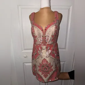 NWT For Love & Lemons Brocade‎ Tapestry Mini Dress Size Medium thumbnail 2