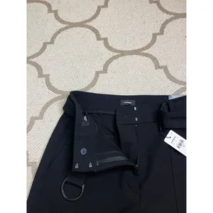 Express Super High Rise Cargo Trousers Black Belted Tapered Ankle Pants Size 4 thumbnail 8