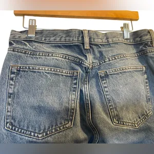 & OTHER STORIES Blue Stonewashed Denim Straight Leg Button-Fly Jeans - Sz 31/30 thumbnail 8