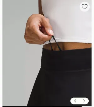 NWOT Lululemon Black Lightweight High-Rise Tennis Skirt thumbnail 3