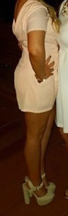 HYFVE Light pink open back romper thumbnail 3