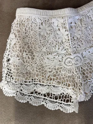 Pacsun LA Hearts White Crochet Shorts thumbnail 2