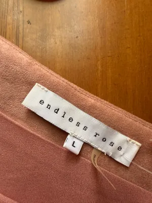 Pink Faux Suede One Shoulder Dress thumbnail 5