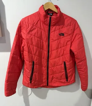Women's The North Face Quilted Jacket Red Sz M‎ thumbnail 1