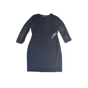 Lulus Women's Perfect Mesh Black Long Sleeve Bodycon Dress Size L (NWT) thumbnail 5