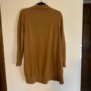 Dreamers Cardigan Sweater Brown M/L‎ Womens Open Front Long Sleeve Knit T1992 thumbnail 7