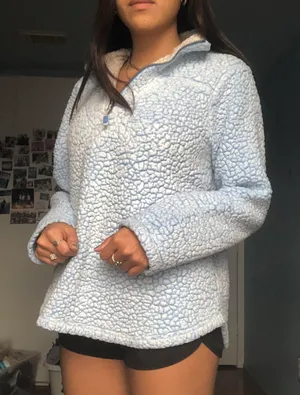 Blue Sherpa Fleece thumbnail 1