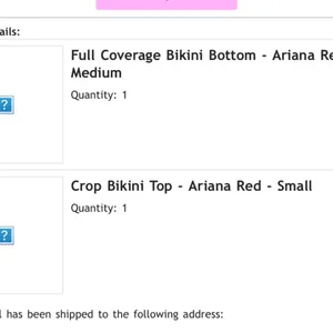 Kulani Kinis Ariana Red Bikini S/M thumbnail 4