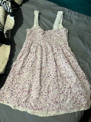 Jessica Simpson Purple flower dress thumbnail 2