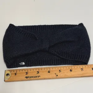 The North Face Black Knit Twist Front Ear Warmer Headband Winter Accessory thumbnail 6