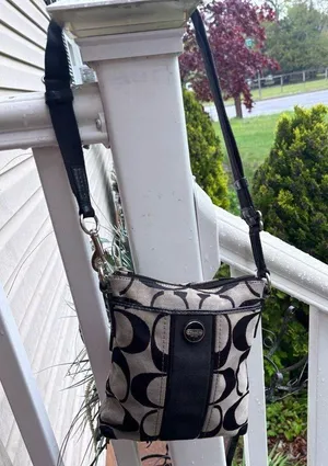 Coach Black Logo Crossbody Bag thumbnail 1