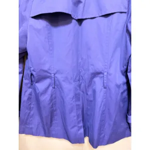 London Fog Womens‎ Purple Double Breasted Trench Coat Jacket Medium thumbnail 7