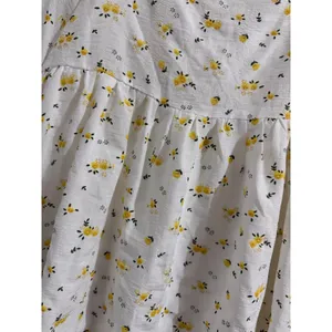 Hayden Los Angeles White Yellow Floral Babydoll Dress Square Neck Large NWT thumbnail 5