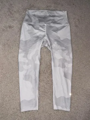 Alo Yoga White Camo Leggings thumbnail 1