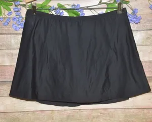 Miraclesuit Black Swim Skirt Bottom Size 8 Slimming Tummy Control thumbnail 1