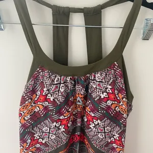 prAna Cantine Halter Active Dress L Cargo Marrakesh Olive Green Shelf Bra Sporty thumbnail 8