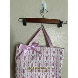 LoveShackFancy x Superga Floral Bow Tote Bag NWOT Limited Edition Coquette thumbnail 3