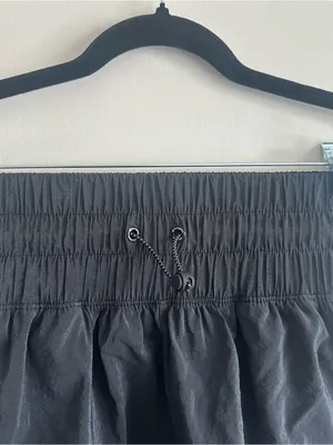 Champion Black High-Waist Athletic Shorts with Drawcord thumbnail 3