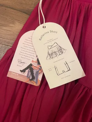 NWT! Blogilates Target X Popflex Viral Taylor Swift Ballerina Skort Burgundy Size Large thumbnail 10