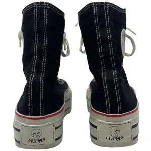 Vintage Y2K Nana Black Platform Sneakers Women’s Size 9 Goth Grunge thumbnail 5
