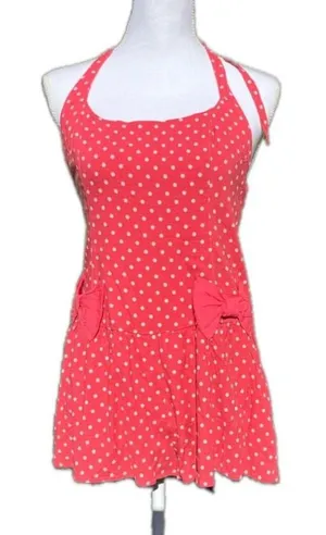 Free People High Strung Romper Polka Dot Romper With Bow Details Size: XL thumbnail 1