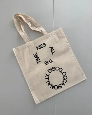 Harry Styles | "Kiss All The Time, Disco Occasionally exclusive pop up shop tote bag thumbnail 1