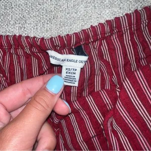 American Eagle Red and White Striped Top Size XS thumbnail 3
