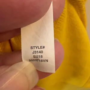 Madewell Crosshatch Side-Tie Mini Dress‎ in Mustard Yellow Size o thumbnail 7