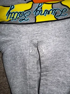 Pismo Beach 'Living Salty' Graphic Hoodie - Gray with Yellow & Blue size Medium thumbnail 8