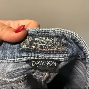 Silver‎ Jeans Dawson Low Rise Bootcut Jean Flap Pocket Embroidered 29x32 thumbnail 6