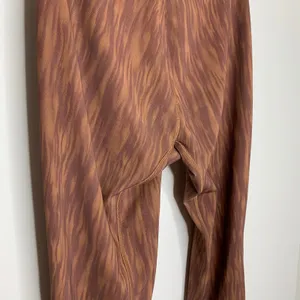 House of CB Erin Mesh Chocolate Brown Print Flare Pants Womens Small thumbnail 15