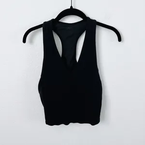 Alo Yoga Goddess Ribbed Cropped Tank Racerback thumbnail 2
