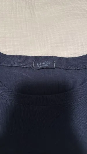 Navy Brandy Melville Baby Tee thumbnail 3