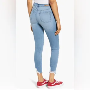 Articles of Society Women’s Heather High Waist Distressed Hem Crop Jeggings thumbnail 8