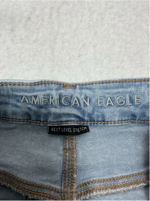 Womans Excellent American Eagle Jegging Light Wash Blue Jeans Size 10 Waist 29 thumbnail 4