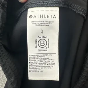 Athleta‎ Promenade High Rise Cargo Pants Black Athleisure Women's Large x 30 thumbnail 5