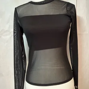 Shinestar Black Mesh Bodysuit thumbnail 4