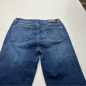 Judy Blue Middle Seam Stitch‎ Skinny Fit Women's Size 7 / 28 Blue Denim Jeans thumbnail 13