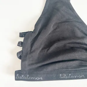 Lululemon Womens Black Simply Gathered‎ Strappy Athleisure Bralette Size S thumbnail 4