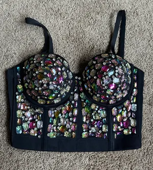 SheIn Bejeweled Bustier thumbnail 2
