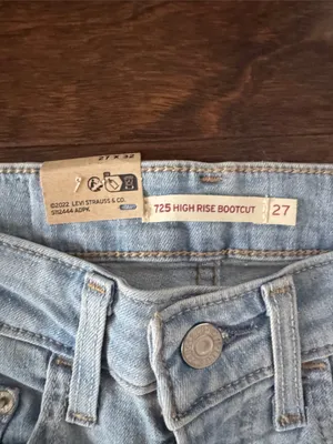 Levi's Light Blue Flare Jeans - Women's Bootcut with Rhinestones NWT thumbnail 6