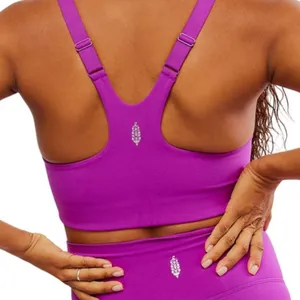 FP Movement x Hatch‎ Never Better Square Neck Maternity Bra SM Florescent Berry thumbnail 2