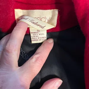 Gorgeous Vintage 1980s Cassidy Hand Tailored Wool Coat! thumbnail 5